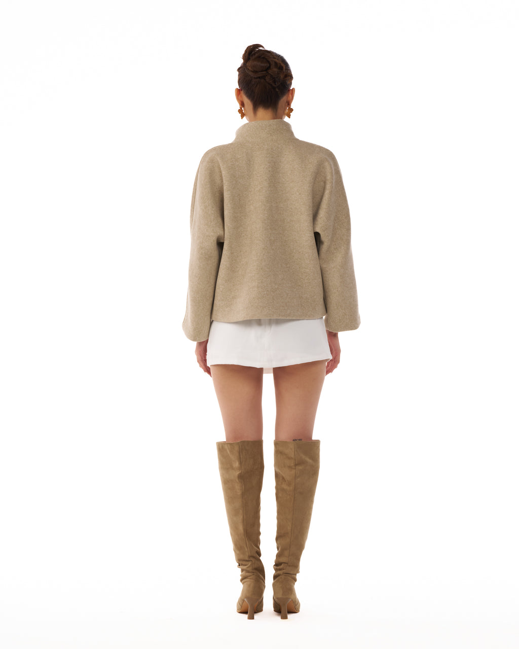 12 Zip Up Teddy Bomber Jacket