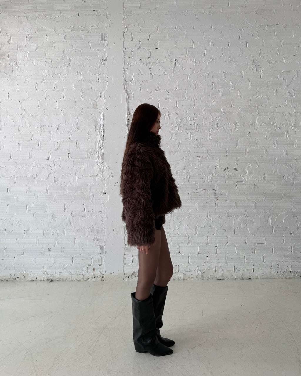 13 Brown Monclant Fur Coat