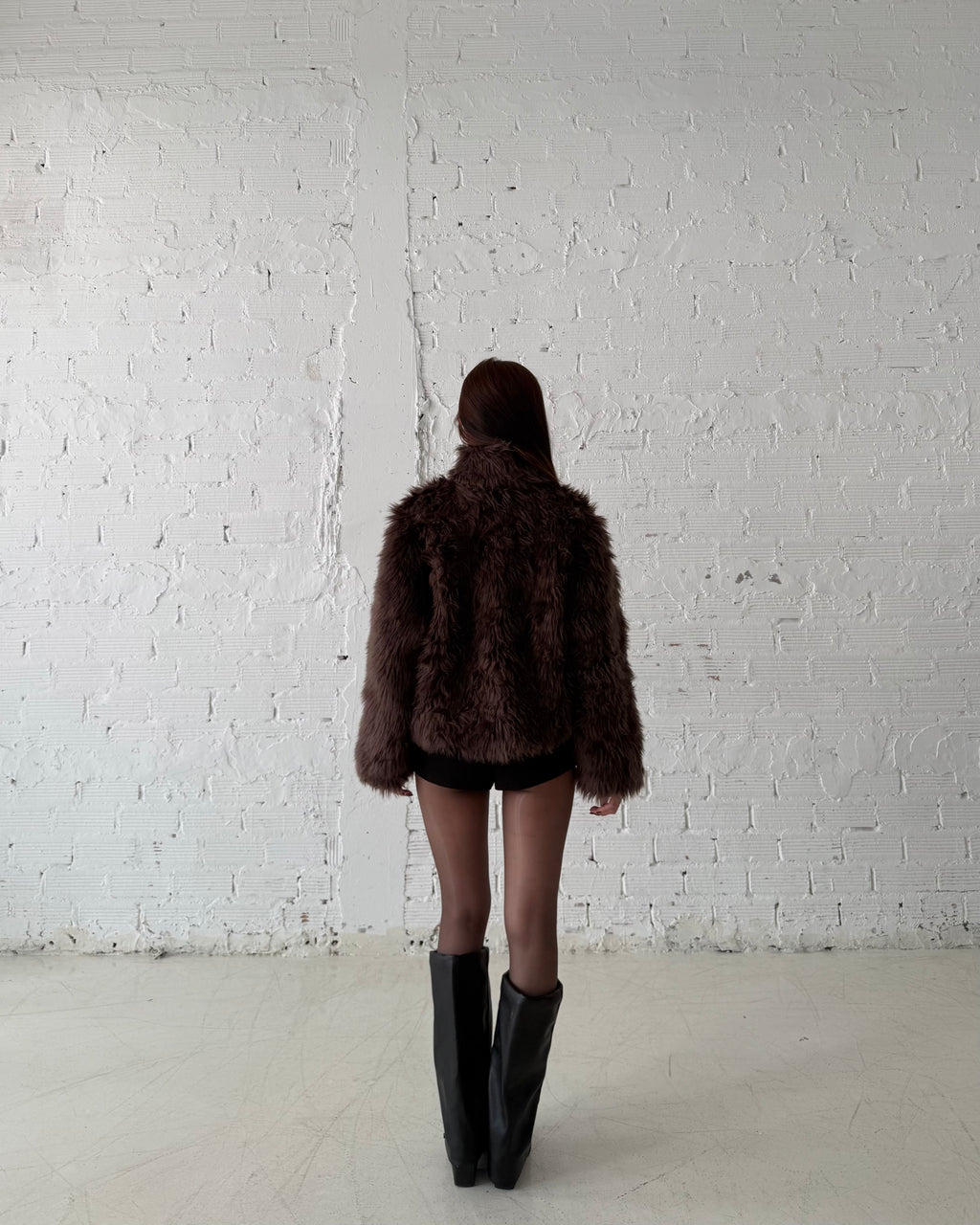 13 Brown Monclant Fur Coat
