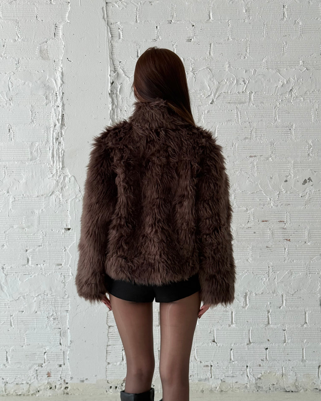 13 Brown Monclant Fur Coat