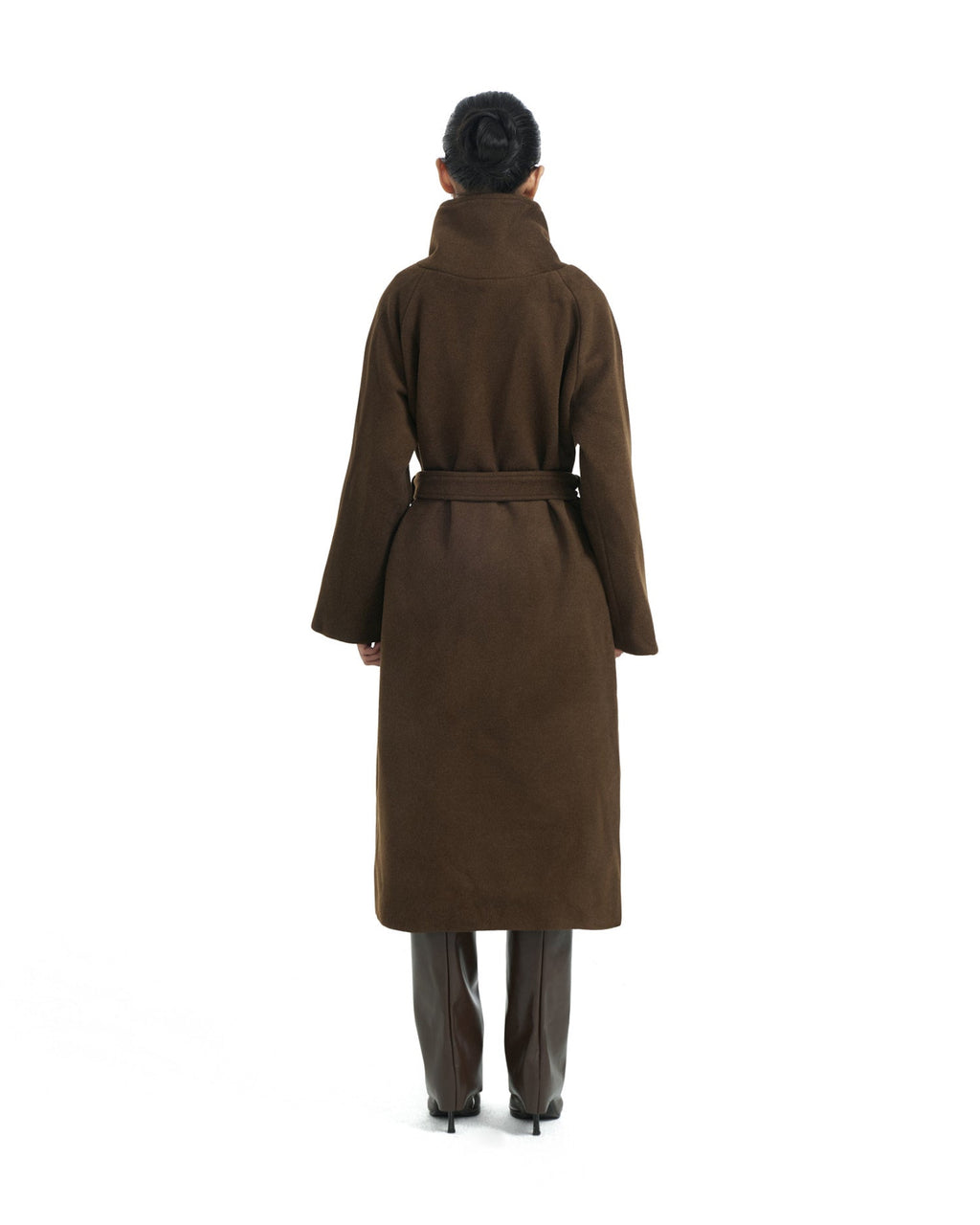 16 Brown Midi Coat