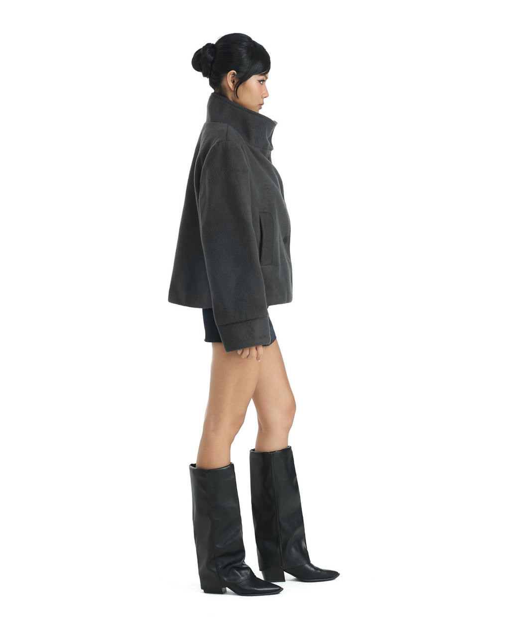 18 Grey Pea Coat